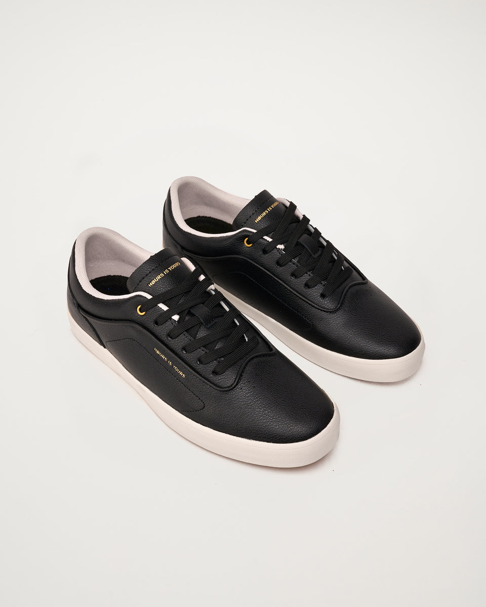 CODE V2 matte black leather lace up skate shoes – HOURS IS YOURS
