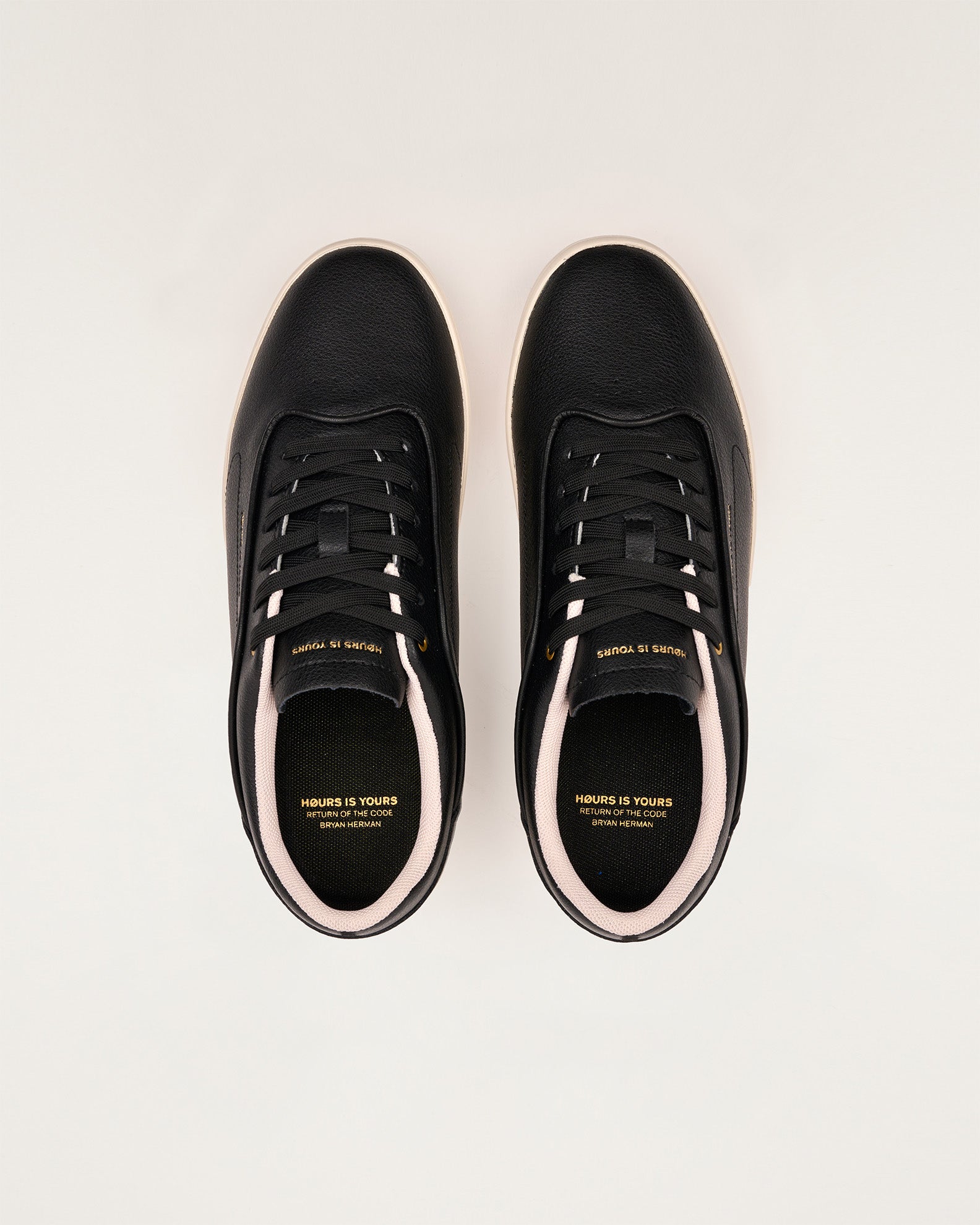 CODE V2 matte black leather lace up skate shoes – HOURS IS YOURS
