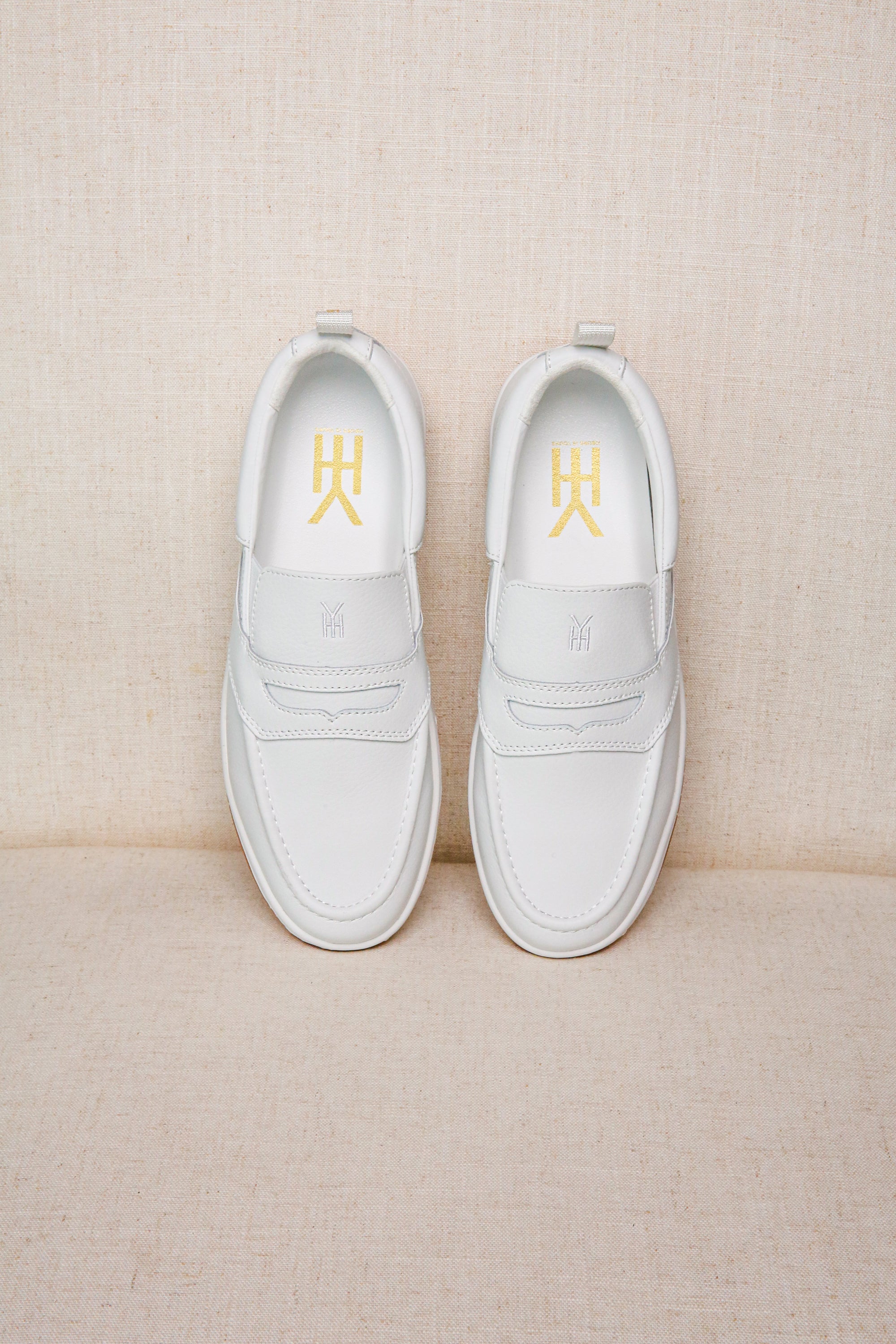 Cohiba SL90 White Leather | Cupsole Skate Loafer | Hours Is Yours