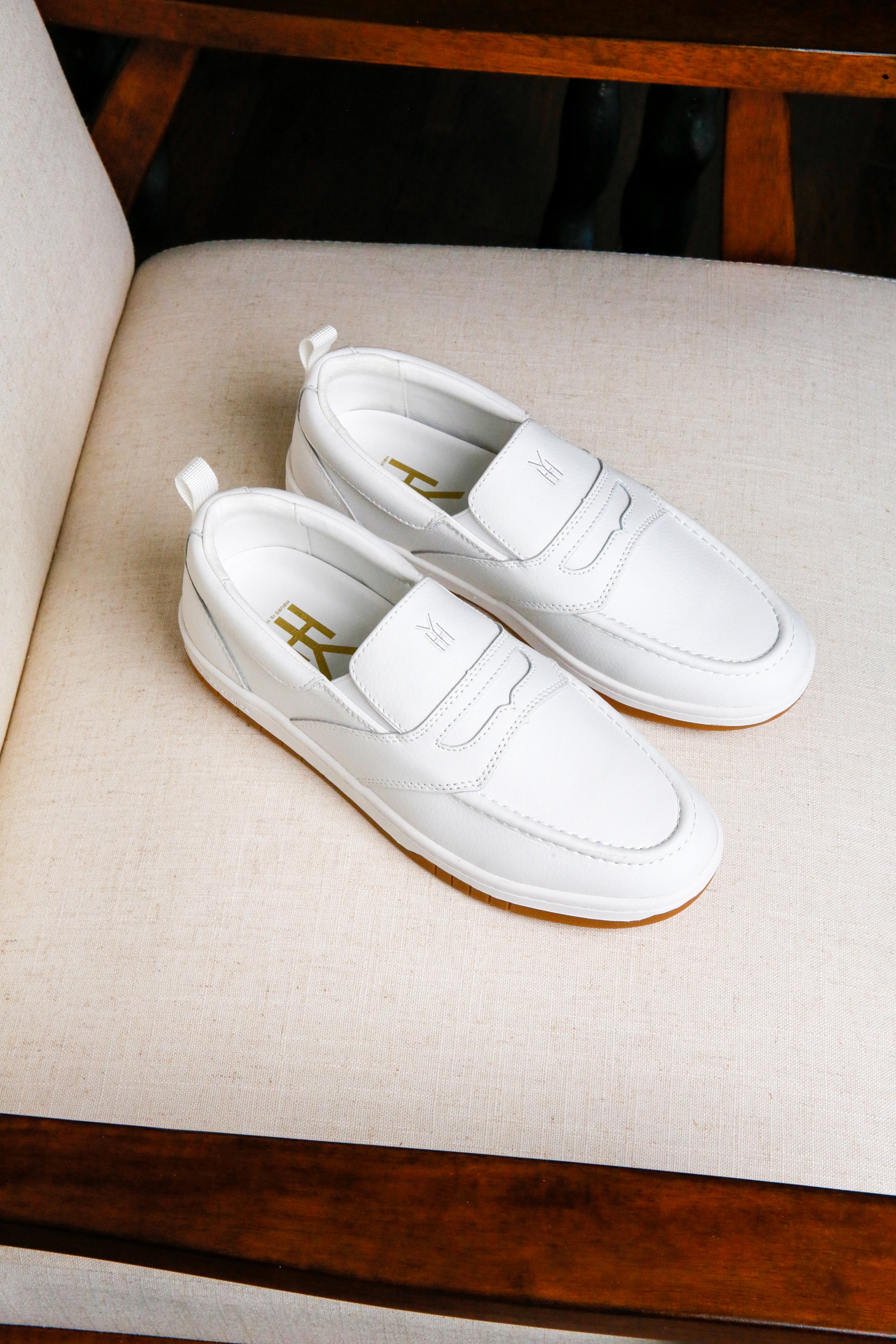 本日セール！新品新作 LOAFER23、5サイズ ホワイト HOURSISYOURS_CohibaSL90_WhiteG