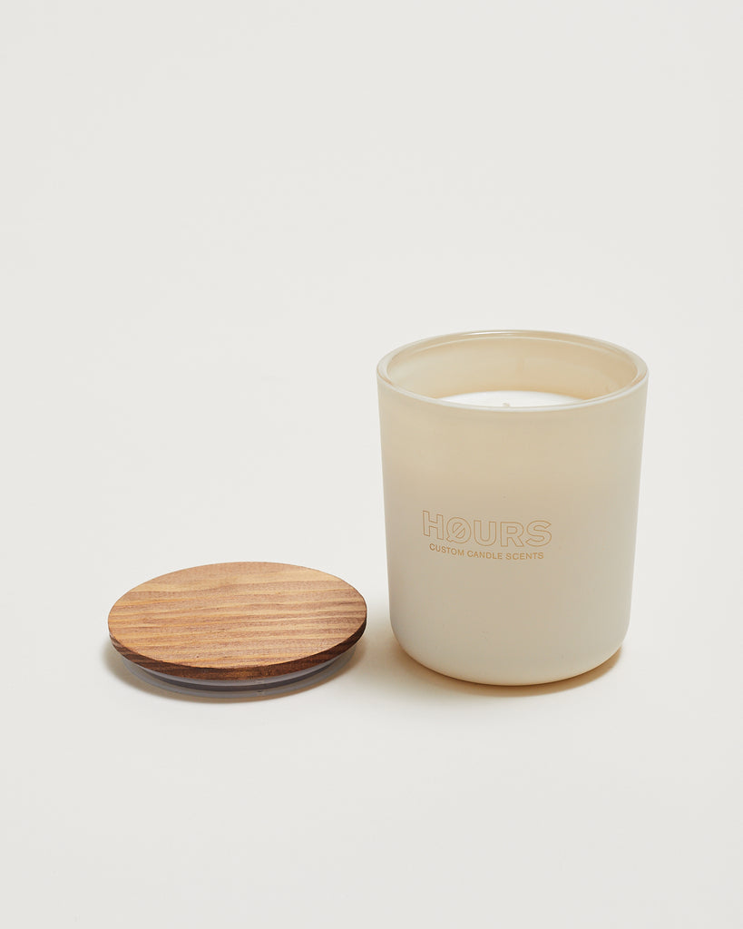 Hours Candle in Matte Cream