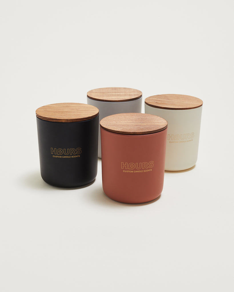 Hours Candle in Matte Cream